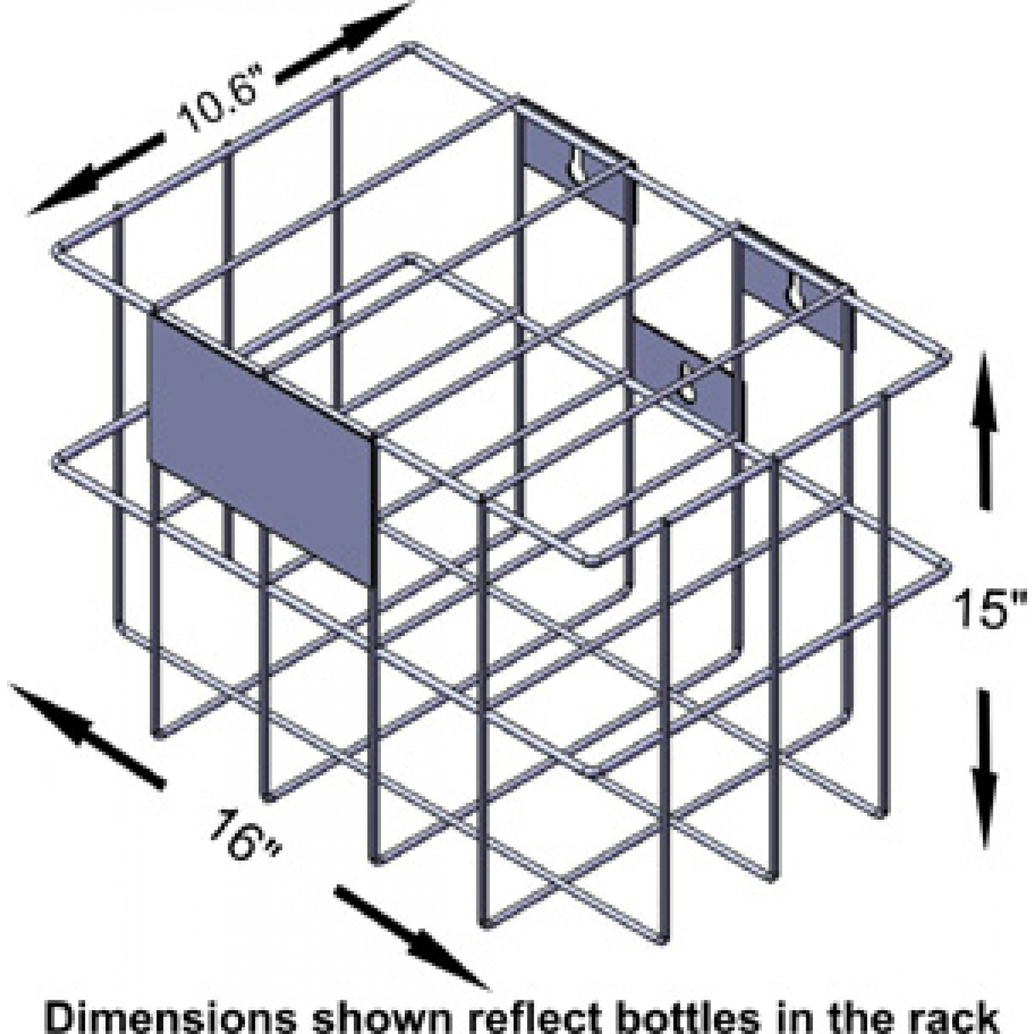 High Capacity Liquor and Drink Storage Rack